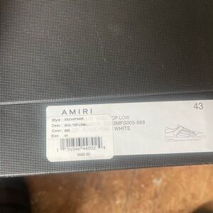 Amiri shoes size 10.5